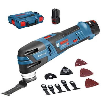 Bosch Professional 06018B5006, Utensile Multifunzione, multicolore, 36 W, 12 V, Set di 15 Pezzi