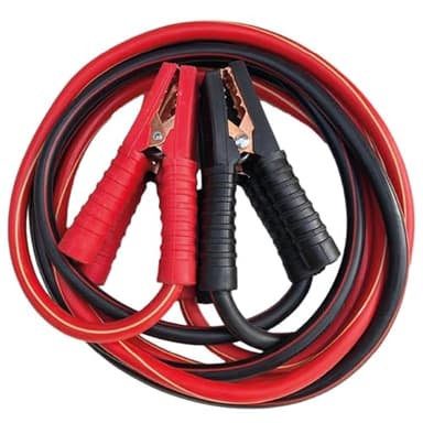 Cavi di avviamento batteria auto professionali || 350A - 3.5mt.|| Realizzati con rame puro e rivestiti in PVC resistente agli agenti atmosferici || Pinze isolate e protezione polarità inversa.