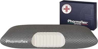 Pharmaflex Reflux - Cuscino Antireflusso Adulti 71x42 Alto 18 cm Ortopedico, Ultra Comfort e Sostegno con AirCell e Fibra di Carbonio, Cuscino Letto Cervicale Traspirante, Guanciale Medico Anallergico
