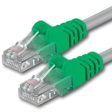1aTTack.de 3 metri - Crossover - 1 pezzo - Rete Cavi Cat6 CAT 6 | 250MHz | non contiene alogeni | compatibile con CAT 5e / CAT6a / CAT7 | 10/100 / 1000/10000 Mbit/s