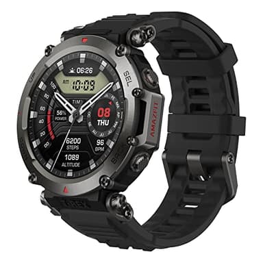 Amazfit T-Rex Ultra, 47 mm, Smartwatch Intelligente, 6 Sistemi di Posizionamento Satellitare GPS, Importazione e Navigazione Percorso, 160 Modalità Sportive, Mappa Offline, Impermeabile fino a 10 ATM