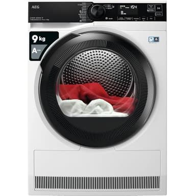 AEG Asciugatrice 9000 AbsoluteCare Plus 9 kg TR9H92BY, Classe A++, Tecnologia 3DScan, AbsoluteCare e SensiDry, MixDry per Cotoni e Sintetici, Connettività WiFi con APP, Pompa di Calore, 850x596x638mm