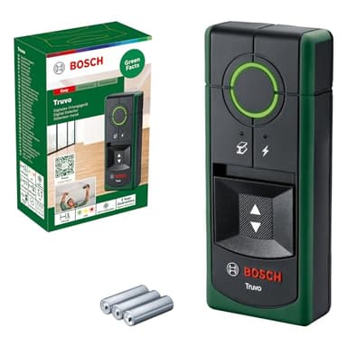 Bosch Home and Garden Rilevatore Truvo 2a generazione. (agevole impiego a un pulsante, semplice rilevazione di cavi elettrici e tubi metallici fino a 70 mm, in confezione di cartone)