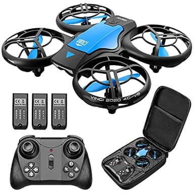 4DRC V8 Mini Drone per Bambini, Quadricottero RC con Telecomando, Funzione Hovering, modalità Senza Testa, 3D Flip, Decollo/Atterraggio a Un Tasto, velocità Regolabile, Adatto ai Principianti
