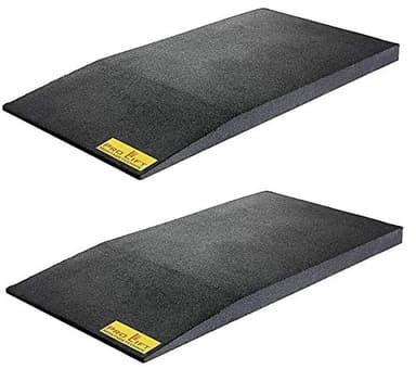 Set di 2 rampe in gomma per ponte sollevatore a forbice altezza 50 mm lunghezza 1000 mm rampa di carico