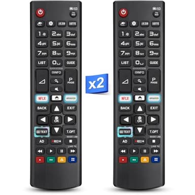 per Telecomando LG Smart TV,Universale per Telecomando TV LG,Adatto per Tutti i Telecomando LG Originale,Confezione da 2
