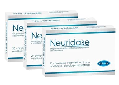 Neuridase Integratore Alimentare di Palmitoiletanolamide PEA e Scutellaria Baicalensis 20 compresse (60)