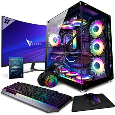 Vibox SG-X-232 PC Gamer Completo • 27" 165Hz Écran • Intel Core i9 14900KF 6,0 GHz • Nvidia RTX 5080 16 GB • 32 GB RAM • 2 TB NVMe M.2 SSD • 850W PSU • Windows 11 • WiFi