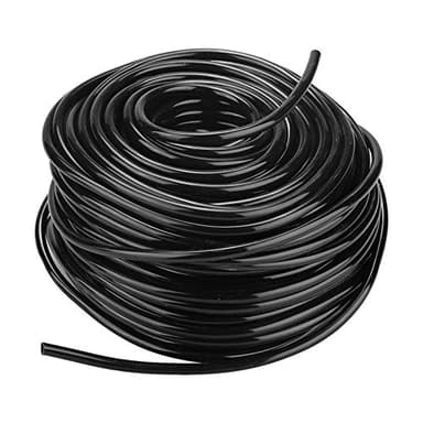 Tubo per Irrigazione a Goccia, 10m / 20m / 50m Flessibile, per Giardino in PVC 4/7mm Sistema di Gocciolamento, di Collegamento per Agricoltura, Sistema Idrico (50m)