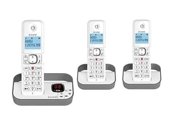 3 Telefoni Cordless TRIO con Segreteria Telefonica + Call Bocker Blocca Chiamate Indesiderate 2 Modalità blocco (Manuale Programmabile Automatica Intelligente) Tasto Block aggiungi numero a Black List