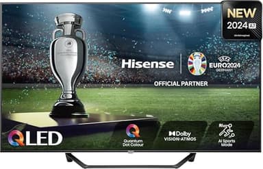 Hisense 55A79NQ - Smart TV 55 Pollici, 4K, DVB-T2, HEVC(H.265), Nero