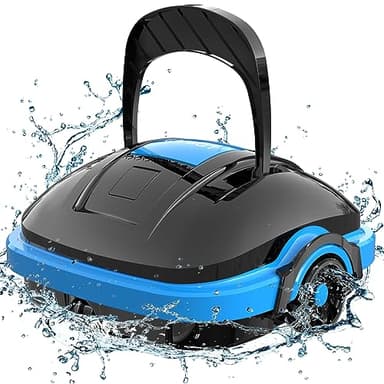 WYBOT Robot Pulitore per Piscina Senza Fili con Doppio Motore, Parcheggio Autonomo, Forte Aspirazione Robot Aspirapolvere per Piscina fino a 50 m²