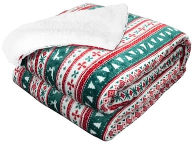 Anysun Coperta Elettrica Matrimoniale, Termocoperta Matrimonial 200 x 180 cm, 6 Livelli di Calore, Timer 10 Ore, Coperta Elettrica per Letto con Renna di Natale e Fiocco di Neve, Lavabile in Lavatrice