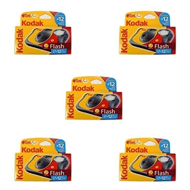 Kodak, Macchina fotografica usa e getta Fun Flash, 39 scatti, confezione da 5
