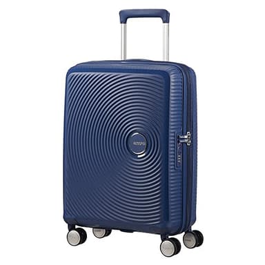 American Tourister Soundbox - Spinner S Extended Handgeck, 55 cm, 35.5/41 L, Blu (Midnight Navy)