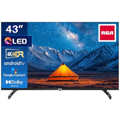 RCA Smart TV 43 Pollici (108 cm) QLED 4K UHD HDR Android TV WiFi, Bluetooth