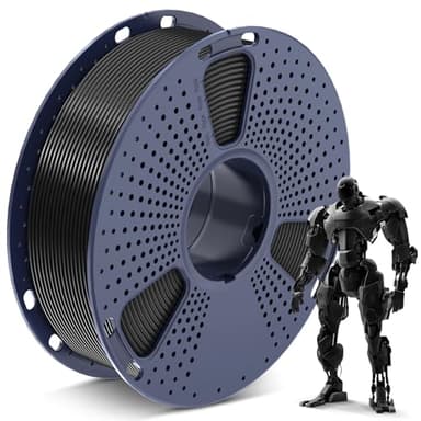 SUNLU PLA Filamento Stampante 3D, Filamento PLA 1.75mm per Stampante 3D, Adatto Alla Maggior Parte Delle Stampanti 3D FDM, Bobina 3D Filamento PLA da 1KG. (Nero)