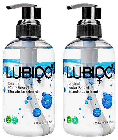 Lubido Original Gel lubrificante intimo a base d'acqua senza parabeni - 250ml (Pack of 2)