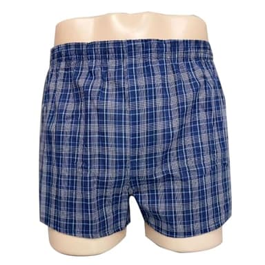 Boxer da Uomo per Incontinenza da Uomo con Tampone Assorbente per Urina da 100 ML in Cotone Lavabile Riutilizzabile Mutande Uomo per Incontinenza Pannolino per Adulti Riutilizzabili,2XL,Blue