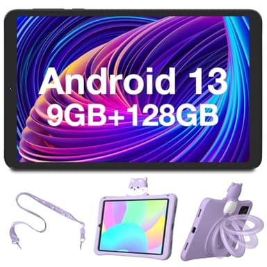 DOOGEE T20mini Tablet [2024], 9GB RAM + 128GB ROM (TF 1TB) Android 13, 8,4" FHD+ Tablet Bambini, 4G Dual SIM Octa-Core 5060mAh, 13MP Tablet in Offerta, TÜV Certificato, Custodia Protettiva Ggratuita