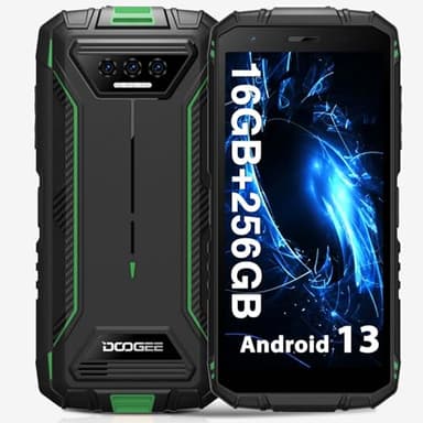 DOOGEE S41 MAX (2024) Rugged Smartphone 16GB+256GB /1TB, Smartphone Rugged Android 13, Batteria 6300mAh, 5,5''HD+ Telefono Indistruttibile, Fotocamera 13MP+8MP, IP68/69K/Dual SIM/NFC/OTG/GPS Verde