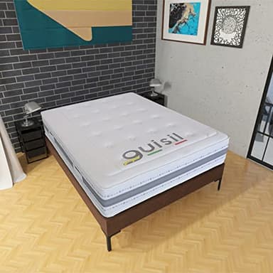 Guisil Marea | Materasso ORTOPEDICO in Memory Foam e Molle INSACCHETTATE Singole | H25 | Anallergico e Traspirante Made in Italy (Matrimoniale | 160 x 190 x 25 cm)