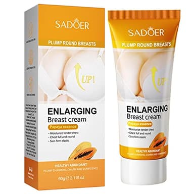 Crema rassodante e liftante per seno, Crema per sollevamento del seno crescita rapida per seni cadenti, Crema per sollevamento del seno Papaya naturale e cocco per la crescita del Boiler