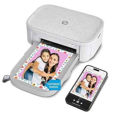 HP Sprocket Studio Plus Stampante Wi-Fi – Stampa in modalità wireless foto 4x6 dal tuo dispositivo iOS e Android