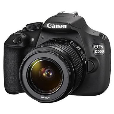 Canon EOS 1200D Fotocamera Reflex Digitale 18 Megapixel con Obiettivo EF-S 18-55mm DC III, Nero
