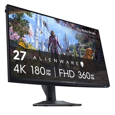 Alienware AW2725QF 27" 4K UHD (3840x2160) Monitor Gaming, 360Hz, Fast IPS, 0.5ms, NVIDIA G-SYNC Compatible, 95% DCI-P3, HDR600, Dolby Vision, USB-C, DisplayPort, 2x HDMI, 4x USB
