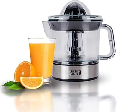 LEBENLANG Spremiagrumi Elettrico - Alta Resa di Succo & 2 Coni I Spremiagrumi Elettrico Spremi Agrumi Elettronico Spremi Arance Elettrico I Spremiagrumi Elettrico Piccolo Spremuta Arancia Elettrico