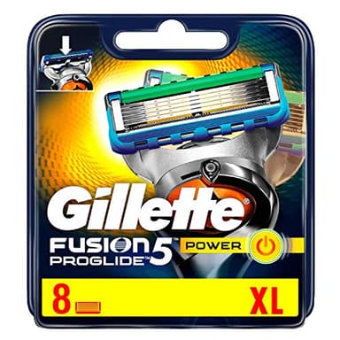 Gillette Fusion Proglide Power Lame per Rasoio da Uomo, 8 lame