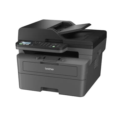 Brother MFCL2800DW Stampante Multifunzione Laser Monocromatica 4 in 1, 32 Ppm, Stampa Fronte, Retro Automatica, Display Lcd a 2 Righe, Fast Ethernet, WIFI a 5 Ghz e USB, Colore Nero