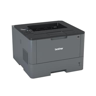 Brother HLL5000D Stampante Laser Bianco e Nero, Velocità di Stampa 40 ppm, Stampa Fronte/Retro Automatica, Interfaccia USB (No Rete Cablata, No Wifi)