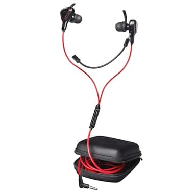Trust Gaming GXT 408 Cobra Auricolari con Microfono, Cuffie Gaming In-Ear, Jack 3,5 mm, Cavo Adattatore per PC, Cuffiette Multipiattaforma per Computer, Console, Laptop, Telefono, Tablet - Nero