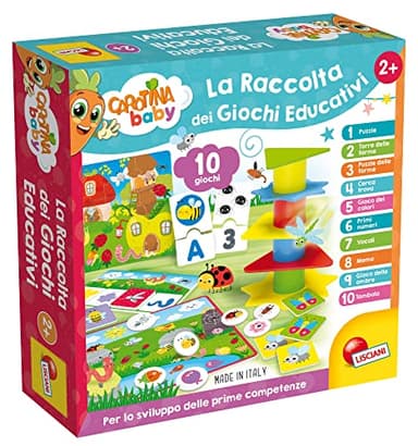 Liscianigiochi- Carotina Baby Raccolta Giochi Educativi, 2 - 5 anni, 95117