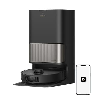 DREAME L40s Pro Ultra Robot Aspirapolvere, Auto-pulizia moci, Aspirazione 19.000 Pa, Spazzola antigroviglio, Estensione Moci e Spazzola Laterale per Angoli, evita oltre 180 oggetti, Controllo Vocale