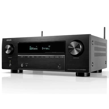 Denon AVR-X2800H ricevitore AV 7.2 canali, amplificatore HiFi con Dolby Atmos, DTS:X, 6 ingressi HDMI e 2 uscite, 8K HDMI, Bluetooth, WLAN, AirPlay 2, HEOS Mulitroom, compatibile con Alexa, nero