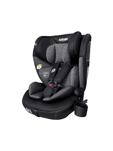 Nania Milano, Seggiolino auto ISOFIX, 76-150 cm, Gruppo 1/2/3, da 9 a 36 kg, da 15 mesi a 12 anni, Poggiatesta regolabile con 12 livelli di regolazione, Protezione laterale,Portabicchieri