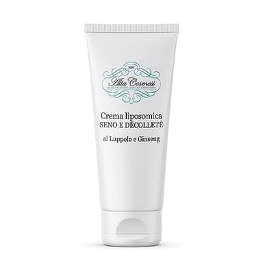 CREMA LIPOSOMICA SENO e DECOLLETE, tonificante, volumizzante, principi attivi, rigenerante, effetto lifting, ingredienti naturali, pelle morbida, risultati visibili, 100ml