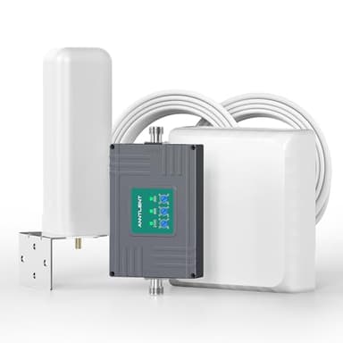 ANNTLENT Amplificatore Segnale Cellulare 4G 3G 2G GSM/LTE/WCDMA Banda 8/20/1, Mobile Booster Ripetitore per Casa Ufficio Tre/Tim/Wind, Portatile, Controllo Auto&Manuale dell'alto Guadagno