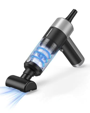 EBOSSOM Aspirabriciole Senza Fili, 17000Pa 4 in 1 Aspirapolvere Auto Portatile,Aspiratore e Soffiatore con Motore Brushless,USB C Mini Aspirapolvere Potente per Auto Casa Ufficio Peli di Domestici