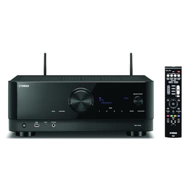 Yamaha Rx-V4A Sintoamplificatore Av - Con 5.2 Canali, Surround, Funzioni Specifiche Per Il Gaming E Sistemi Di Controllo Vocale, Versatile, Nero, Bluetooth, Wi-Fi