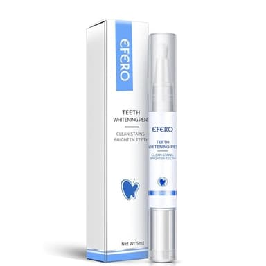 Penna Sbiancante Denti, Immediato Liquido Sbiancante Denti, Efficace che Rimuove Macchie e Ingiallimento, Facile da Usare, Sorriso Più Bianco