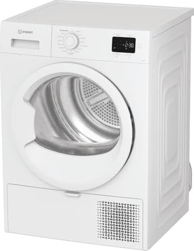 Indesit C YD 92D WW IT – Asciugatrice 9 Kg A Pompa di Calore, Libera Installazione, Classe E, Filtro 2 In 1, Ciclo Veloce, Cotone Eco, Refresh. 84,6 x 59,8 x 60,7 cm