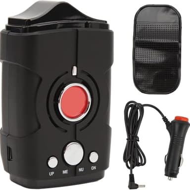 BINSKJ Rilevatore di Autovelox Extreme Range, Rilevatore Radar a 360° per Auto con Avviso di velocità E Vocale, Anti-autovelox, Reazione Rapida, Telecamere Semaforiche E Copertura Stradale Completa
