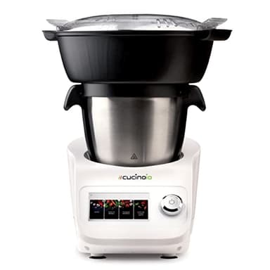 Robot da Cucina Multifunzione Wi-Fi Cucinoio, 1300 W, Capacita 2,3 L, 8 Programmi, 12 Velocità, Display TFT Touch 5" con Ricettario Incluso, Improve IMPROBM1905