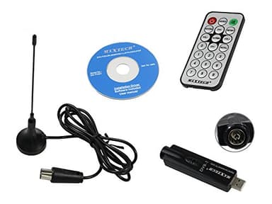 Vetrineinrete® Decoder digitale terrestre usb 2.0 per pc e notebook con telecomando ricevitore e registratore dvb-t con antenna la tua tv sul pc B4