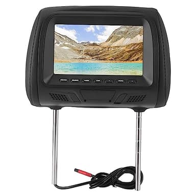 Lettore DVD per Poggiatesta per Auto, Monitor per Poggiatesta da 7 Pollici TV per Bambini Lettore DVD per Auto TV Portatile con Supporto per Poggiatesta Video 1080P