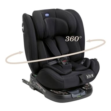 Chicco Unico Evo I-Size, Seggiolino Auto 0-36 Kg, omologato ECE R129/03, Isofix Girevole A 360° E Reclinabile, Gruppo 0+/1/2/3 Da 0 A 12 Anni